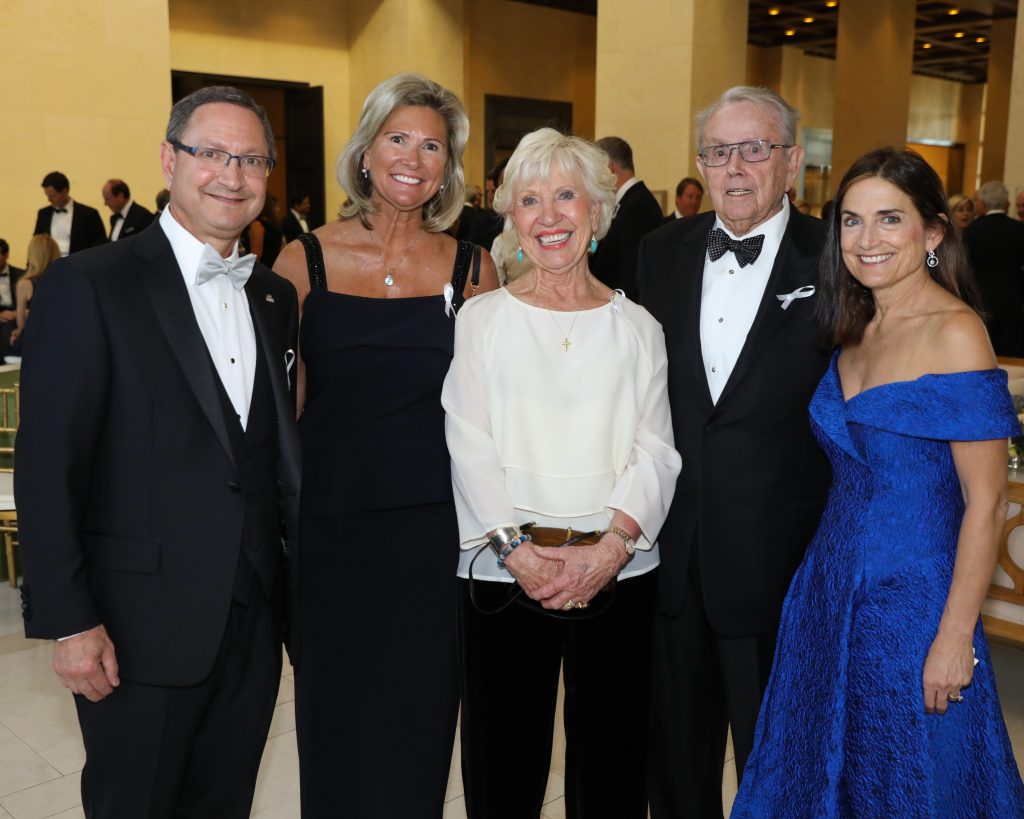 George W. Bush presents Bono with distinguished leadership award