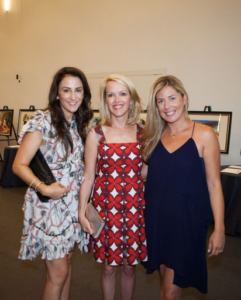 Courtney Sinelli (2017 chair), Heather Esping, and Rachel Baldwin at Flyinghorse 2017