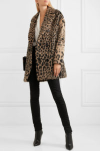 YSL Leopard Coat