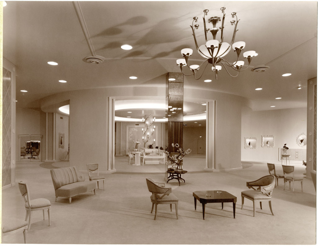 The Millinery Department was strategically placed adjoining the Couture Salon. (Courtesy Houston Metropolitan Research Center, Houston Public Library, Alfred C. Finn Collection, MSS0019-1572)