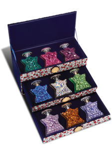 Bond No 9 Triple Decker Swarovski Embellished Perfume Set, $16,000