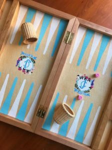 Nine Fair Backgammon Custom Board
