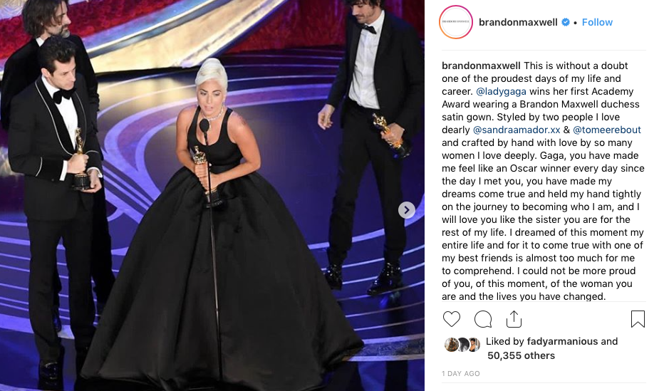 Brandon maxwell oscars sale