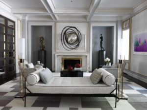 Fifth Avenue living room, NYC.