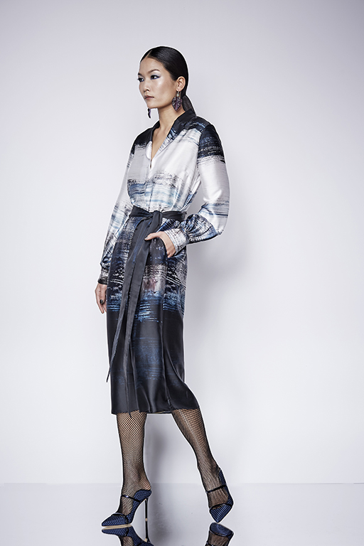 Kimora Lee Simmons print shirtdress. (Photo by Kimora Lee Simmons)