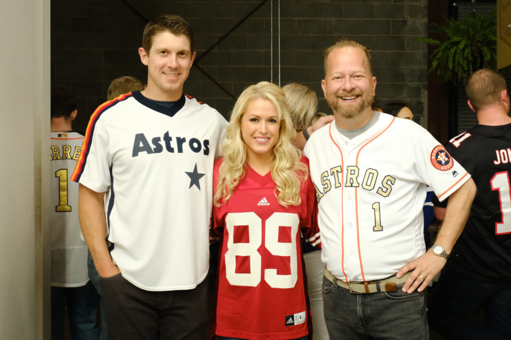Garrett & Ericka Graham, Chris Seay at the Project 88 Gala at Ecclesia. (Photo by Daniel Ortiz)