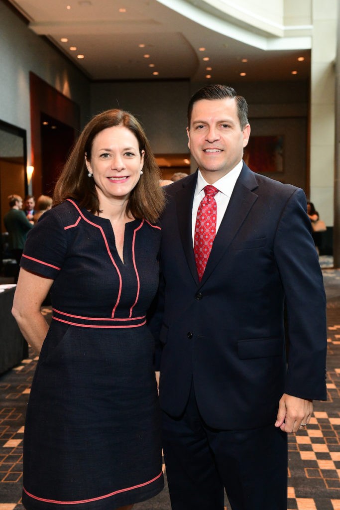 Pam Hicks, Bryan Rice at the Ronald McDonald House Spirit of Hope luncheon. (Photo by Daniel Ortiz)