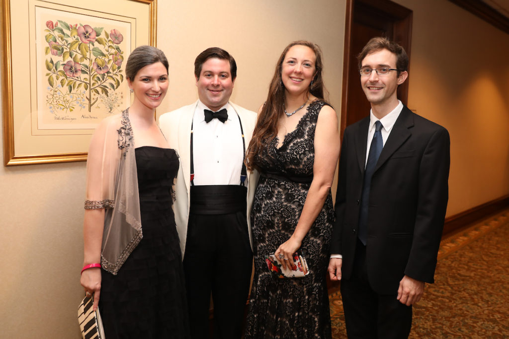 Alisa Magallón, Gabriel & Sara Loperena, Theo Chandler at the Da Camera Gala at The Houstonian. (Photo by Priscilla Dickson)