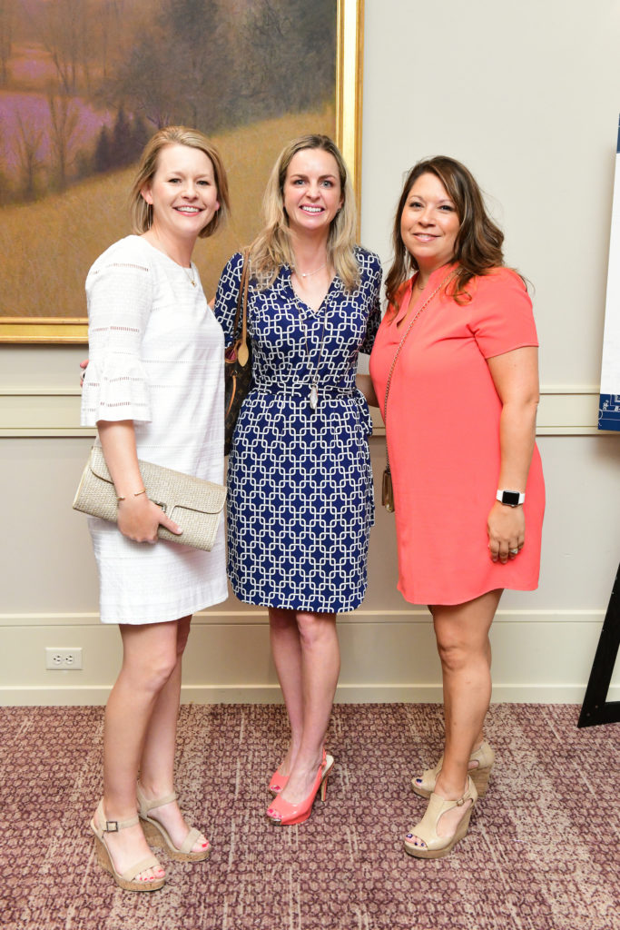 Kristin Reynolds, Joanna Mitchell, Charity Autry at the Center for Pursuit luncheon. (Photo by Daniel Ortiz)