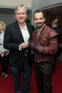 Mark Shanahan (Director, The Three Musketeers) and Seth Andrew Bridges (Porthos in The Three Musketeers) (Photo by Jacob Power)