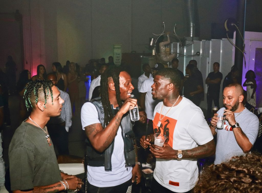 DeAndre Hopkins bash (Photo by Sean Bennett)