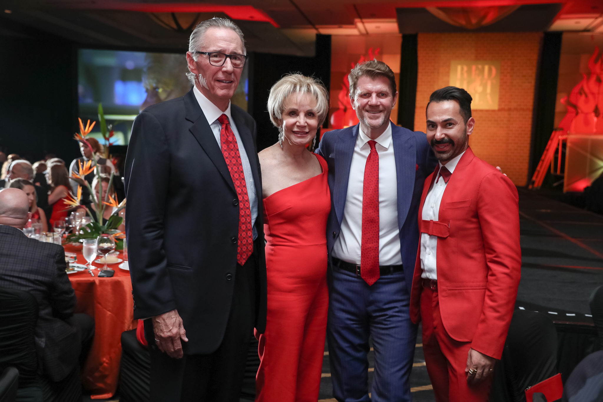 Houston Professional Fire Fighters Association Charitable FoundationBob Bowman. Leisa Holland-Nelson, Bill Baldwin & Fady Armanious, Photo by CatchLight Group� Johnny Than