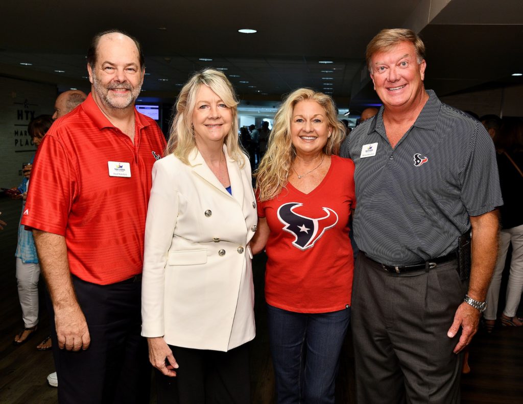 Fred and Janet Wahrlich with Paige and Michael Knudsen (Dave Rossman Photo)