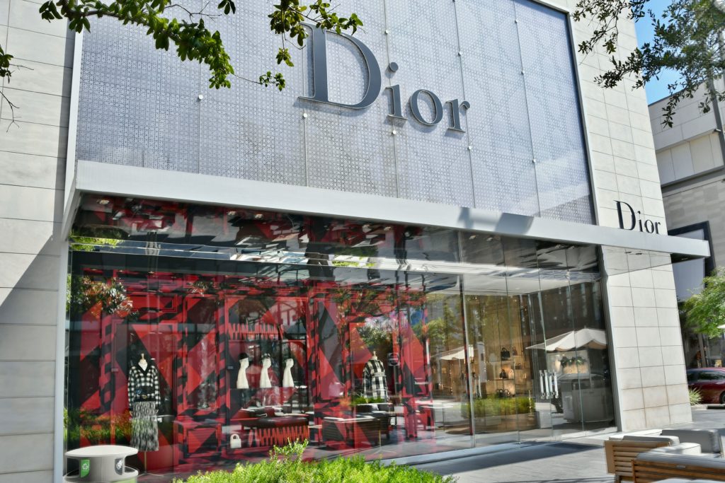 Luxury shopping awaits. 