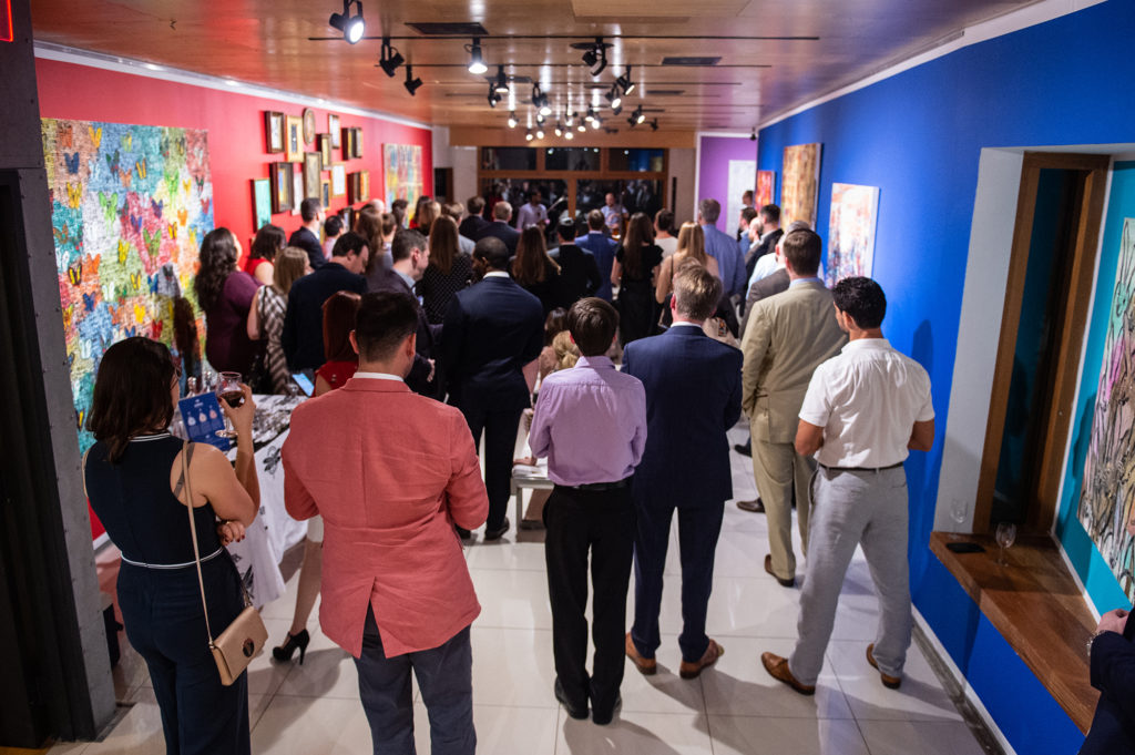 Attendees Enjoying Performance by Houston Symphony Musicians; Photo by Wilson Parish