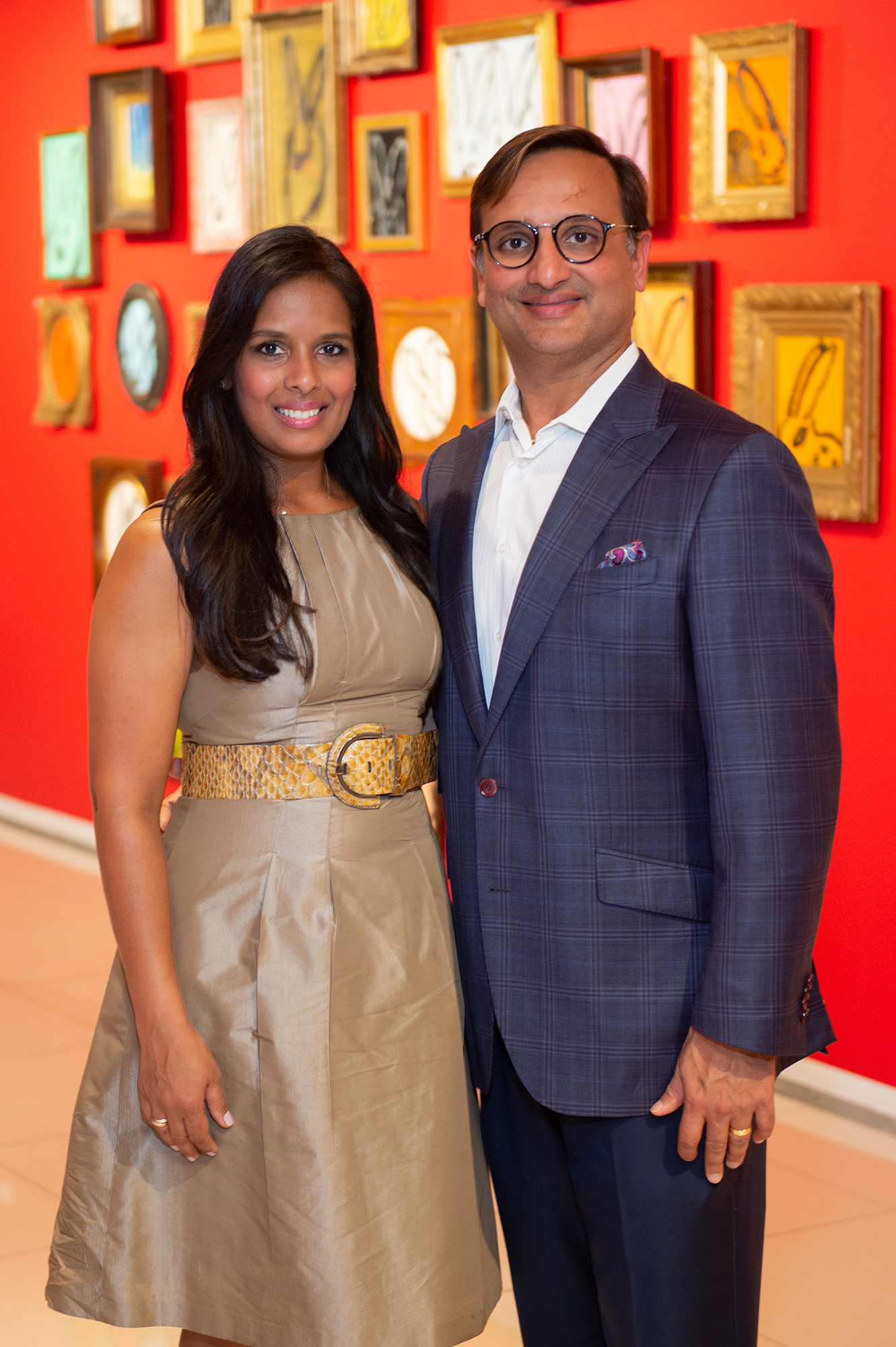 Kusum and Cody Patel; Photo by Wilson Parish