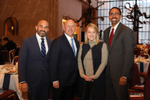 Mark DiBella, Jordan and Emily Mayre, John B. King Jr. (Photo by Priscilla Dickson)