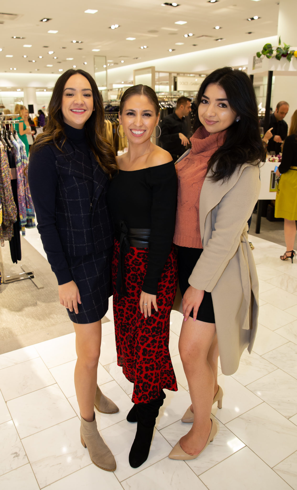 Lyeah Soland, Christiana Yebra, Selena Guerra (Photo by Robert Underwood)