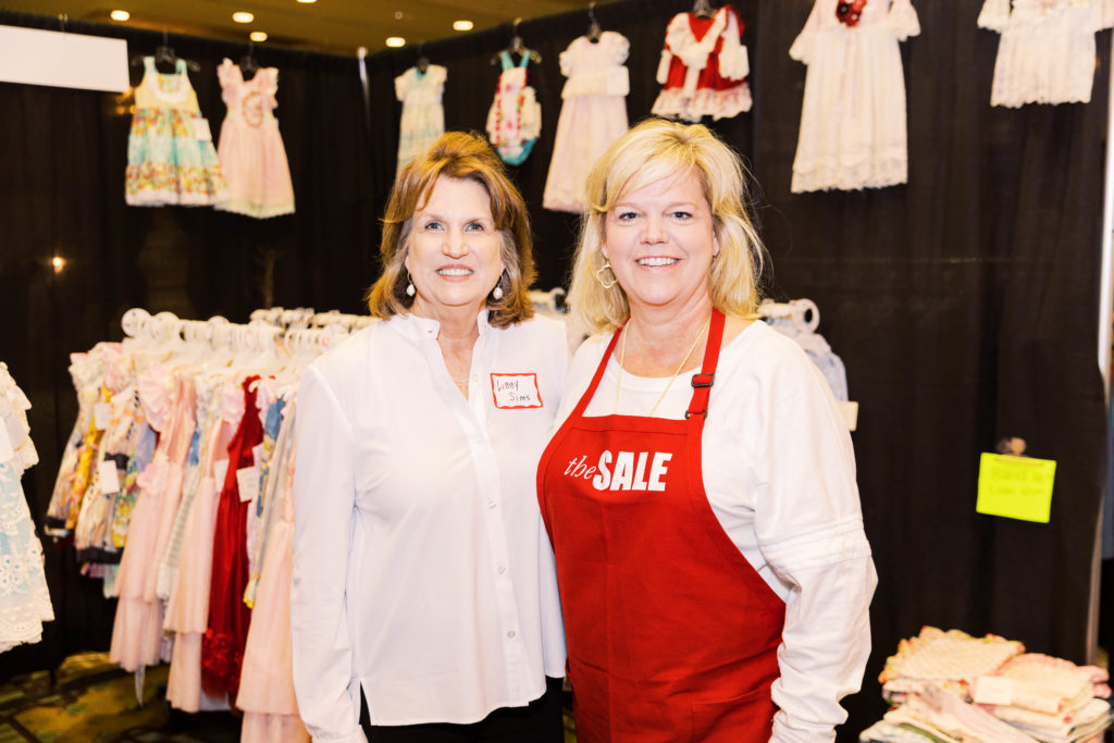 Libby Sims, Christie Hill at the Tri Delta Philanthropies' fundraiser, The Sale (Photo by Parker Chase Photography)