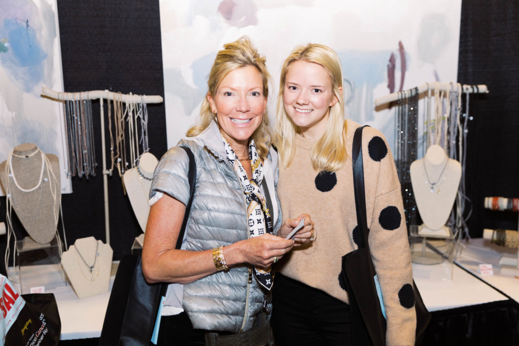 Liz Pipkin , Olivia Pipkin at the Tri Delta Philanthropies' fundraiser, The Sale (Photo by Parker Chase Photography)