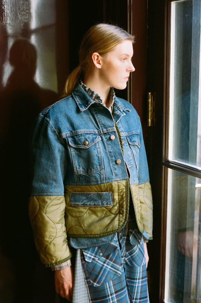 Rentrayage denim and quilted khaki blue jean jacket. (Photo courtesy of Rentrayage)