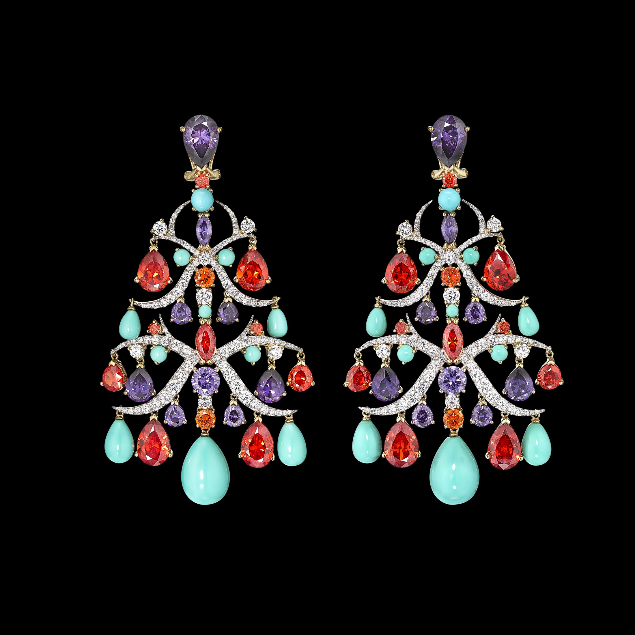 Anabela Chan Imperial Ivy chandelier earrings. (Photo courtesy of Anabela Chan)