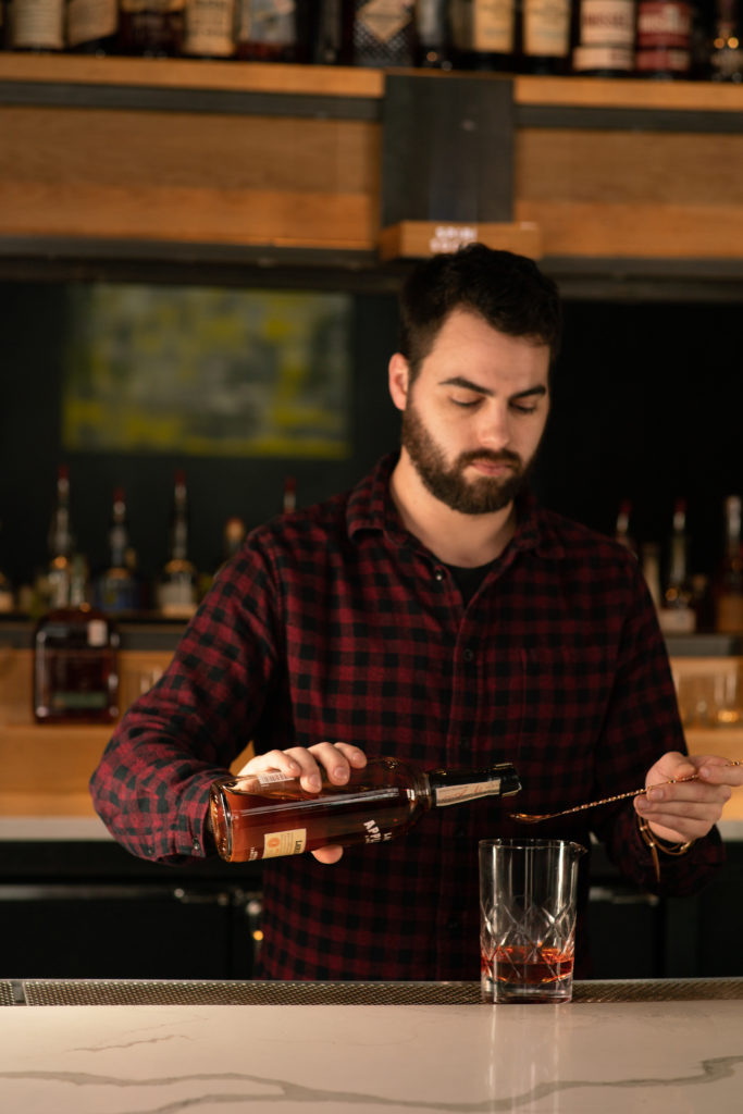 Bartender Jonathan Wise