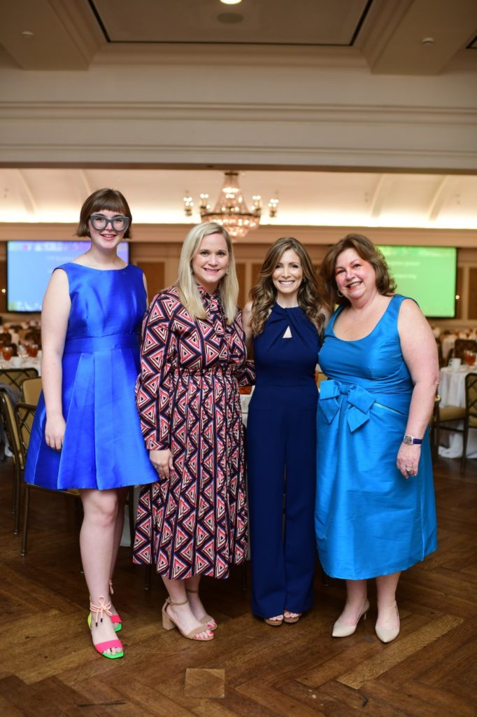 Judy’s Mission luncheon Kittsie Klaes,Tany Jeter Klaes, Shannon Miller, Robin Klaes (Photo by Daniel Ortiz)