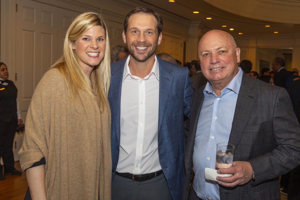 Leah & John Leggett, Alan Carnrite (Photo by Hugh Hargrave)