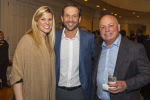 LtoR Leah and John Leggett Alan Carnrite (Photo by Hugh Hargrave)