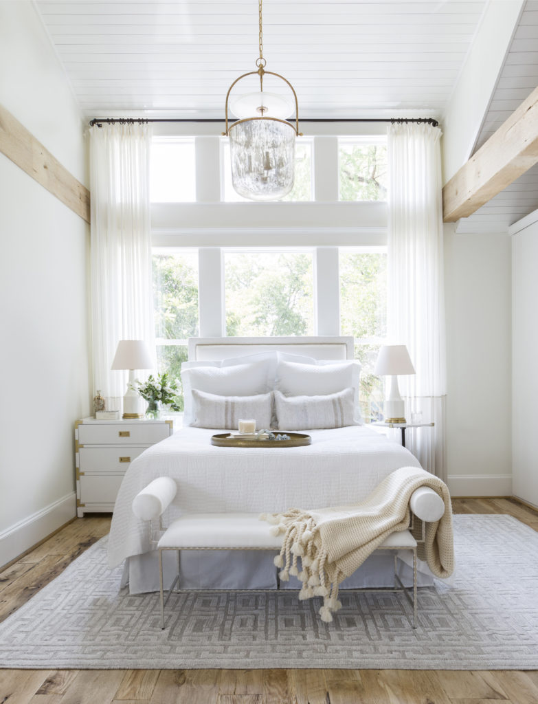 Marie Flanigan's modern farmhouse-style guest house. (Photo by Julie Soefer)