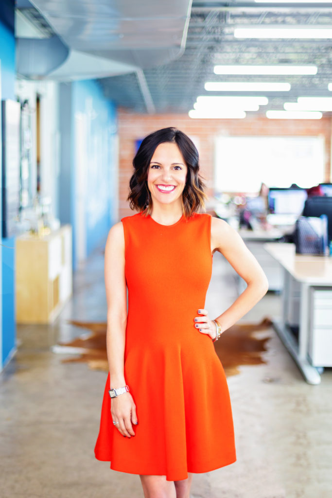 Allie Danziger leads her marketing and public relations firm from home during the pandemic.