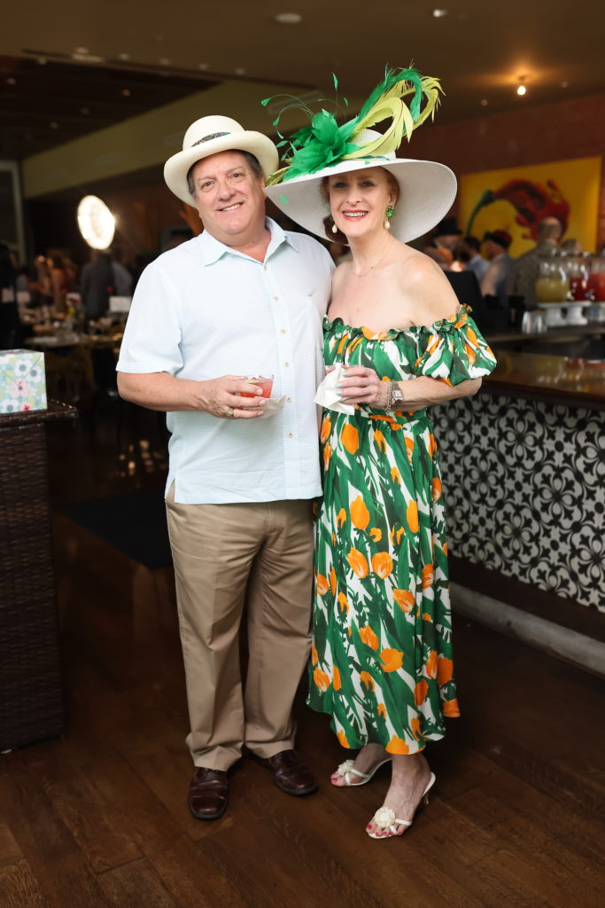 Cliff Haehl, Jana Phillips, Best Hat Winner  (Photo by Quy Tran Photography)