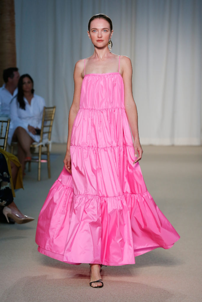 Adam Lippes hot pink silk taffeta dress. (Photo courtesy of Adam Lippes)