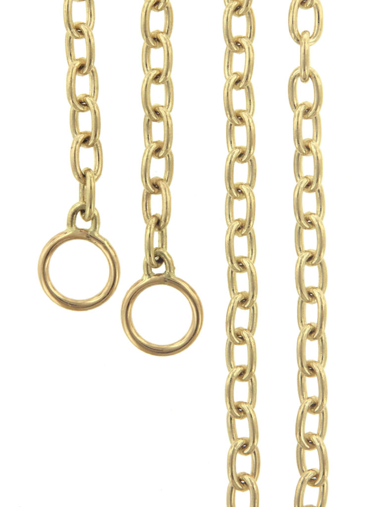 Marla Aaron chain necklace suitable for all the locks and can be adjusted for any length.
