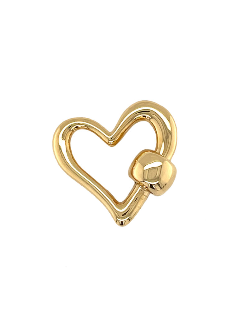 Marla Aaron 18-karat gold heart lock will give anyone heart eyes this holiday season.