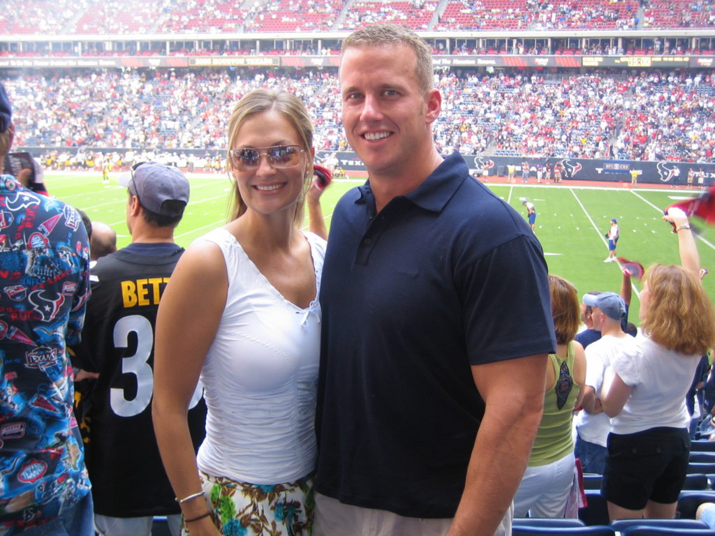 Rachel and Tom Regan attended Baylor University and met through mutual friends.