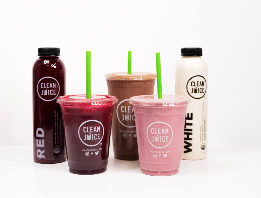 Clean Juice is the only USDA Certified Organic Juice Bar in North America. 