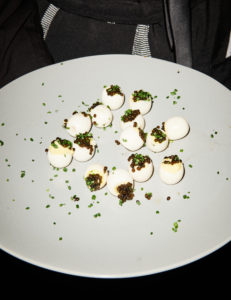 Deviled eggs and caviar (Photo by Jonathan Zizzo)
