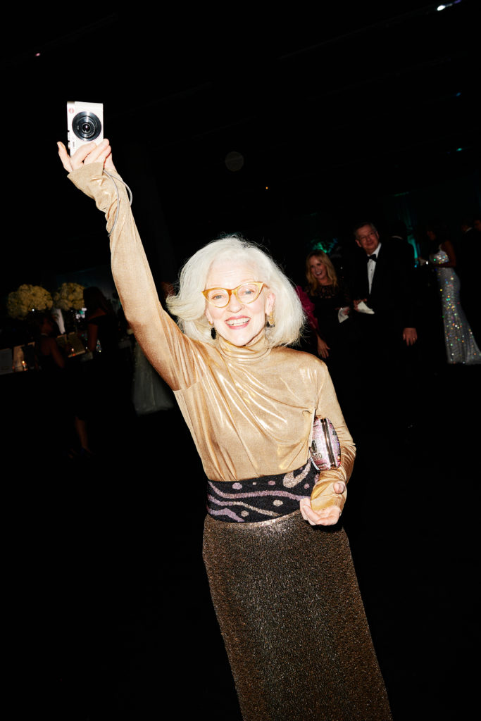 Nancy Lamb documents the night. (Photo by Jonathan Zizzo)