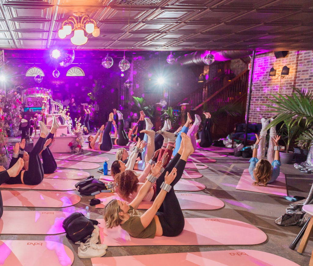 Fitness brand BALA showed off Balacize, their new workout platform. (Photo by Lacey Seymour)