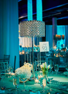A glittering table setting. (Photo by Jonathan Zizzo)