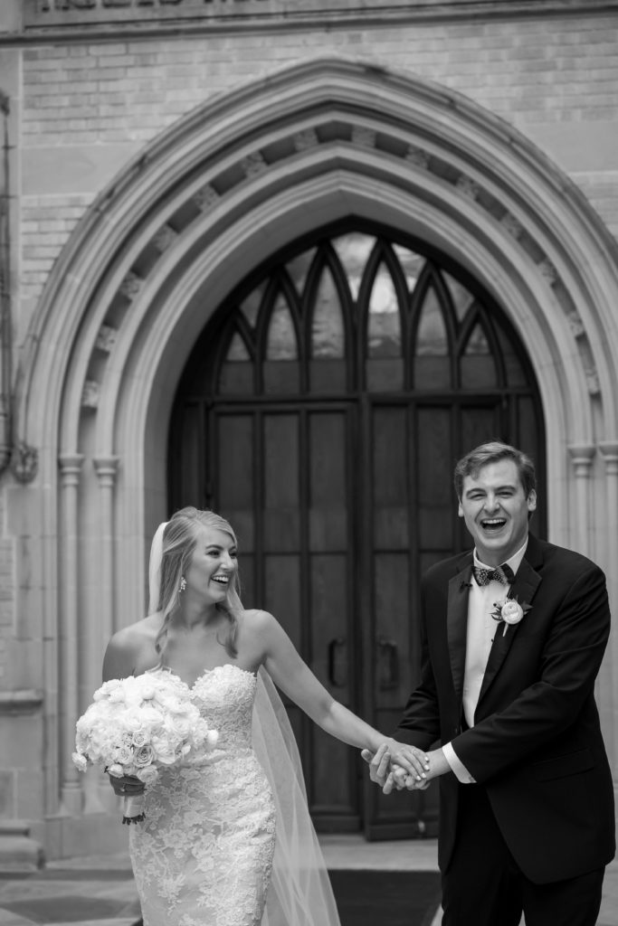 The newlyweds, Mr. and Mrs. Kennington. (Photo by Carter Rose)