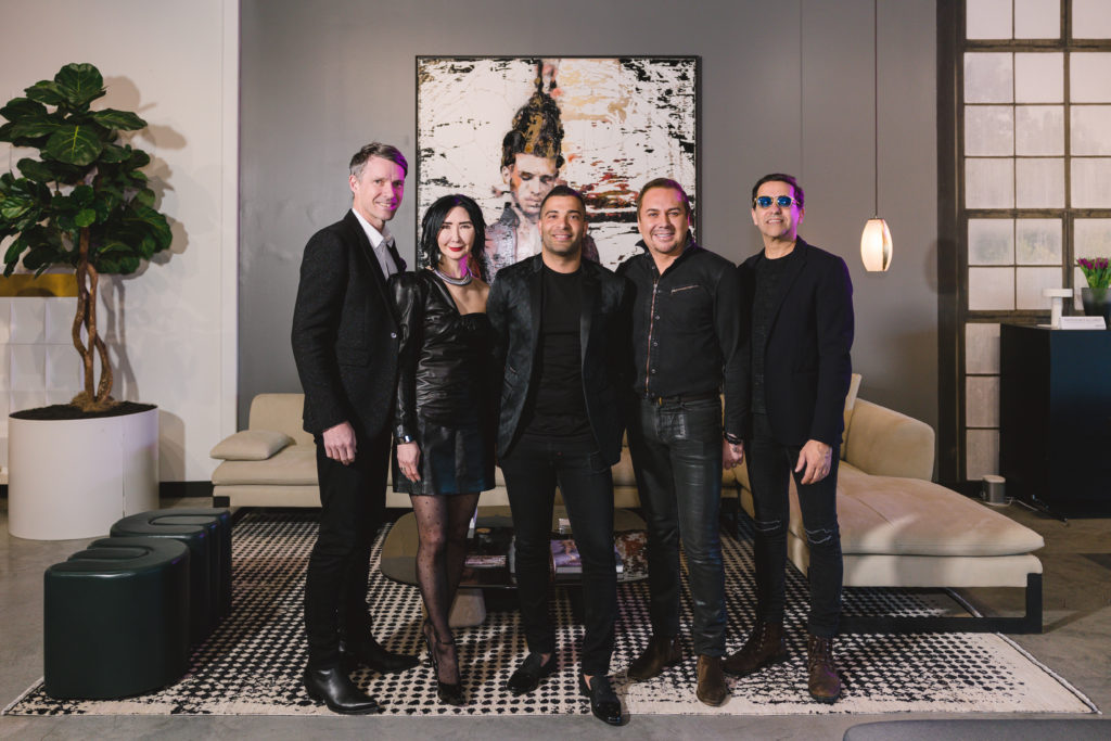 Sverre Brandsberg-Dahl, Carrie Brandsberg-Dahl, Adel Sadek, Adrian Duenas, Marcelo Saenz_CAHM Kickoff_20220324_JT (Photo by Johnny Than)