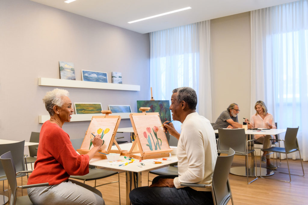 Watermark University makes continuing to learn one of the missions of this anything but typical senior living community. (Photo by Heather Durham Photography)