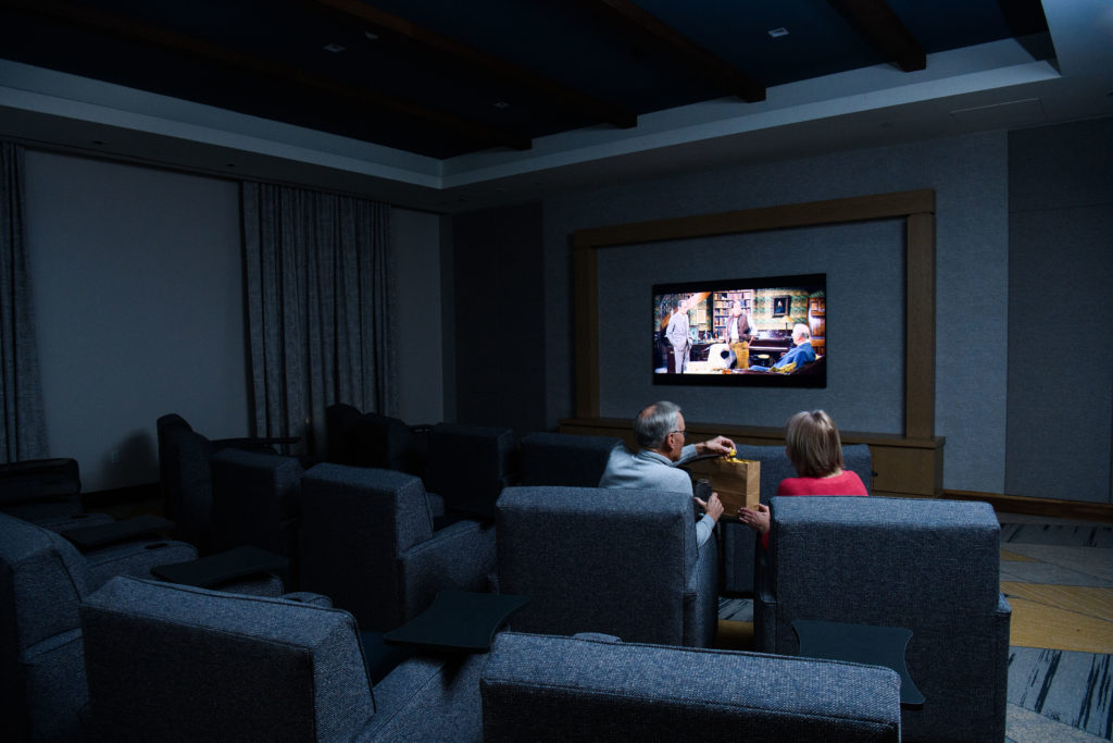 Of course, Watermark at Houston Heights also has its own movie theater. (Photo by Heather Durham Photography)