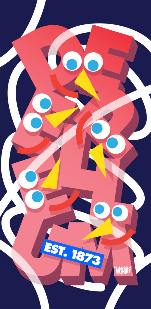 Favio Moreno's Deep Ellum banner.