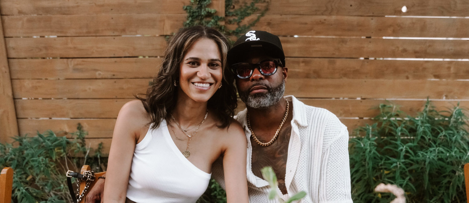 In honor of Juneteenth and Father’s Day, Houston-based nonprofit CoolxDad put on its second quarterly Knights Table dinner Lacee Jacobs-Barnett & Kevin Barnett (Photo by William Issac)