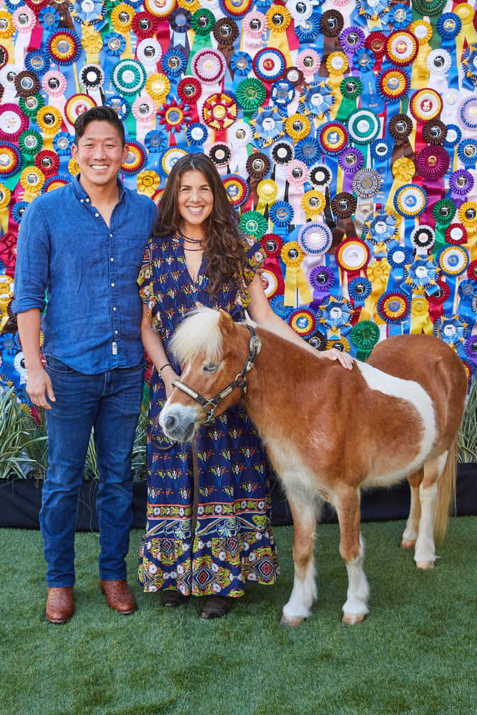 Jae Kim, Hope Furst with Equest mini ambassadors Ranger and Dare (Photo by Tamytha Cameron)