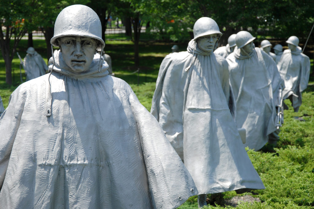 Wash,Dc,-,Circa,June,09:,Sculptures,At,Korean,War